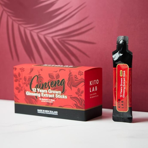 [UF1284] KITOLAB 12 Years Grown Ginseng Extract Stick 15mL x 15's